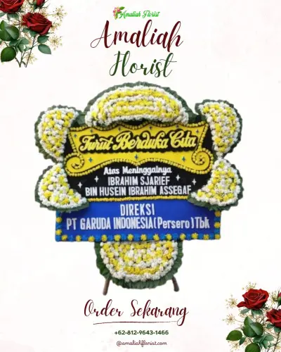 Papan Bunga Duka di Sukarami